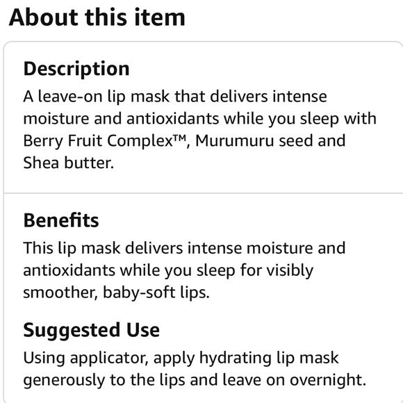 NIB LANEIGE BERRY 🍓 LIP SLEEPING MASK 🍓 - Picture 15 of 15